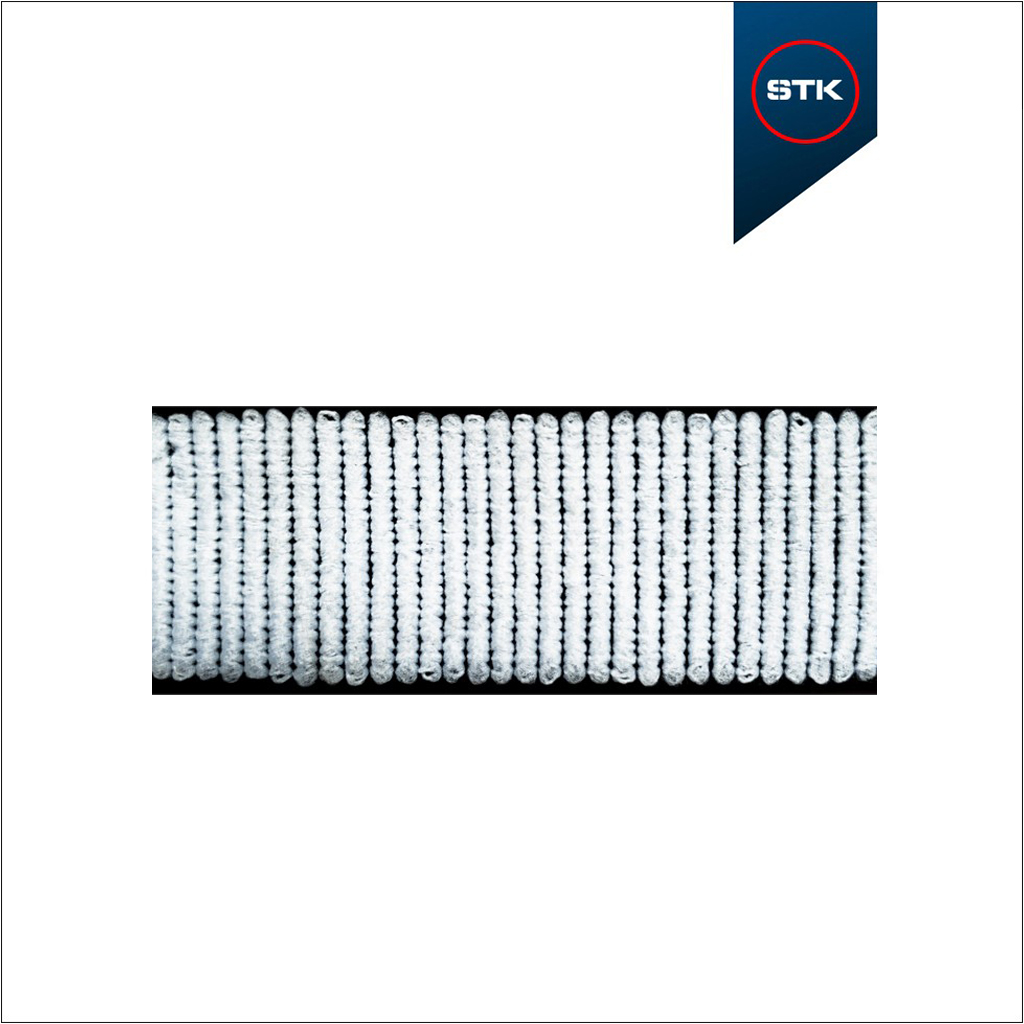 EL&Aacute;STICO STK 854 CANELADO 30MM PRETO / BRANCO